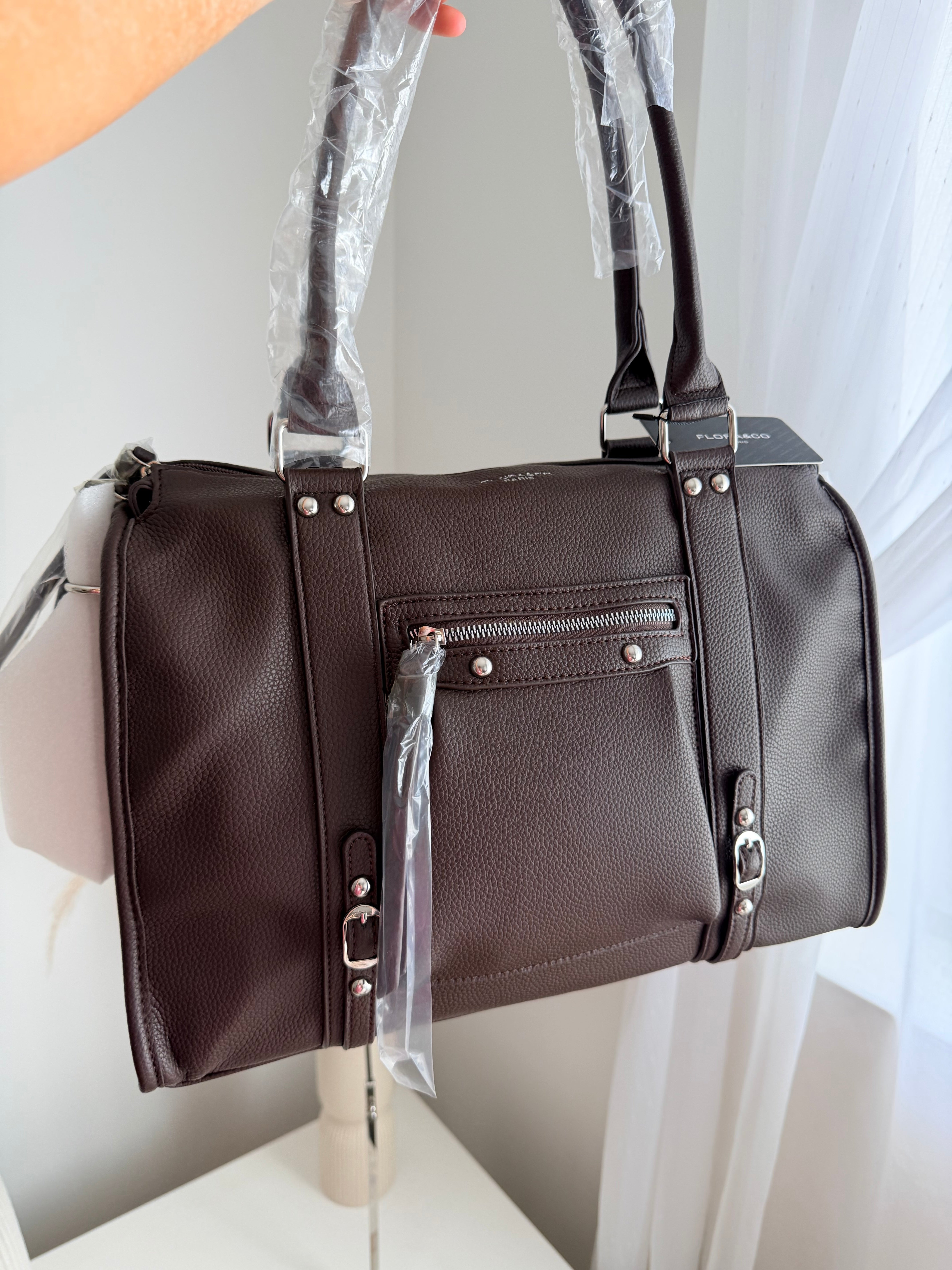 Sac FLORA marron chocolat
