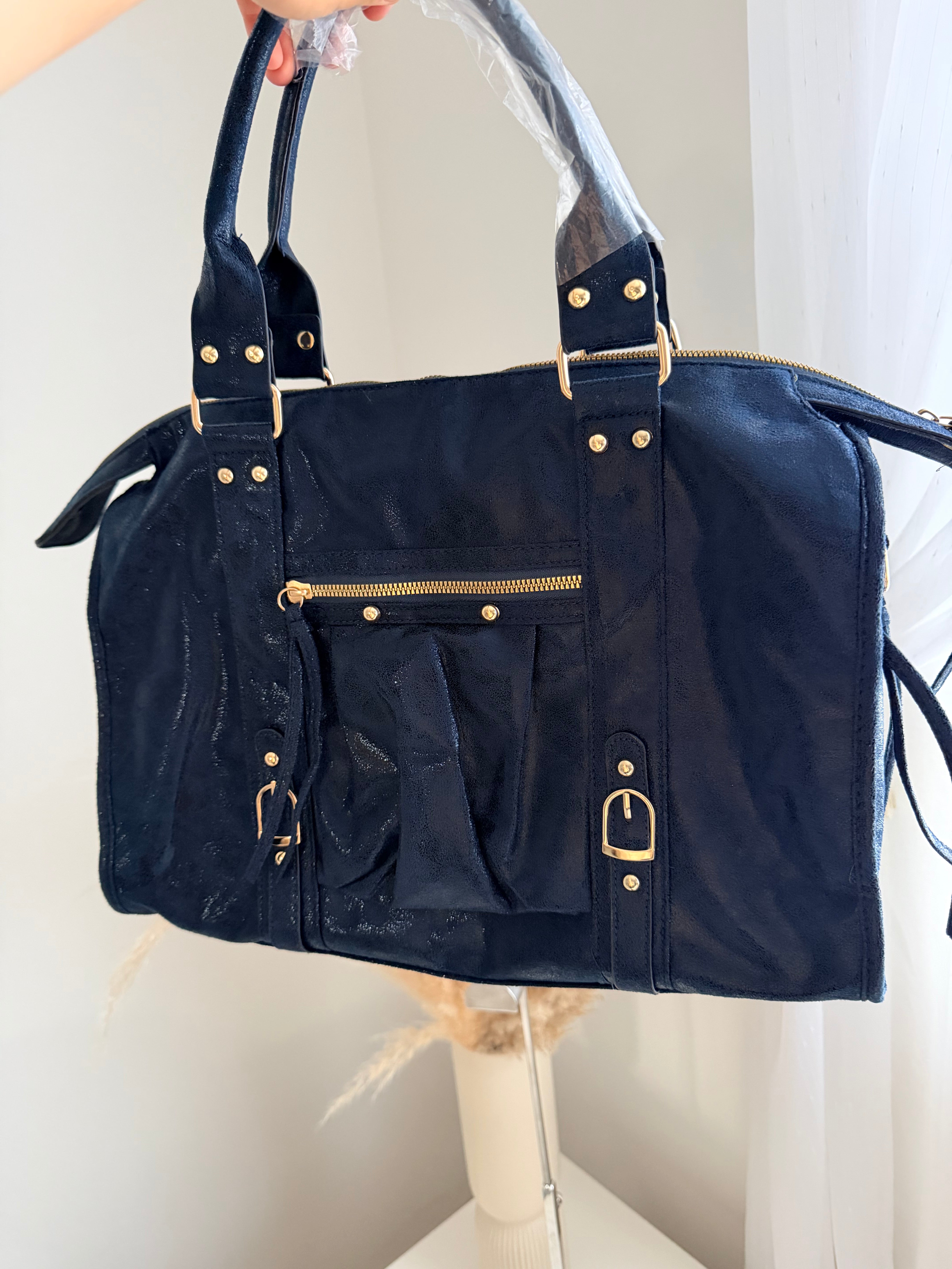 L’Essentiel — Bleu marine irisé scintillant