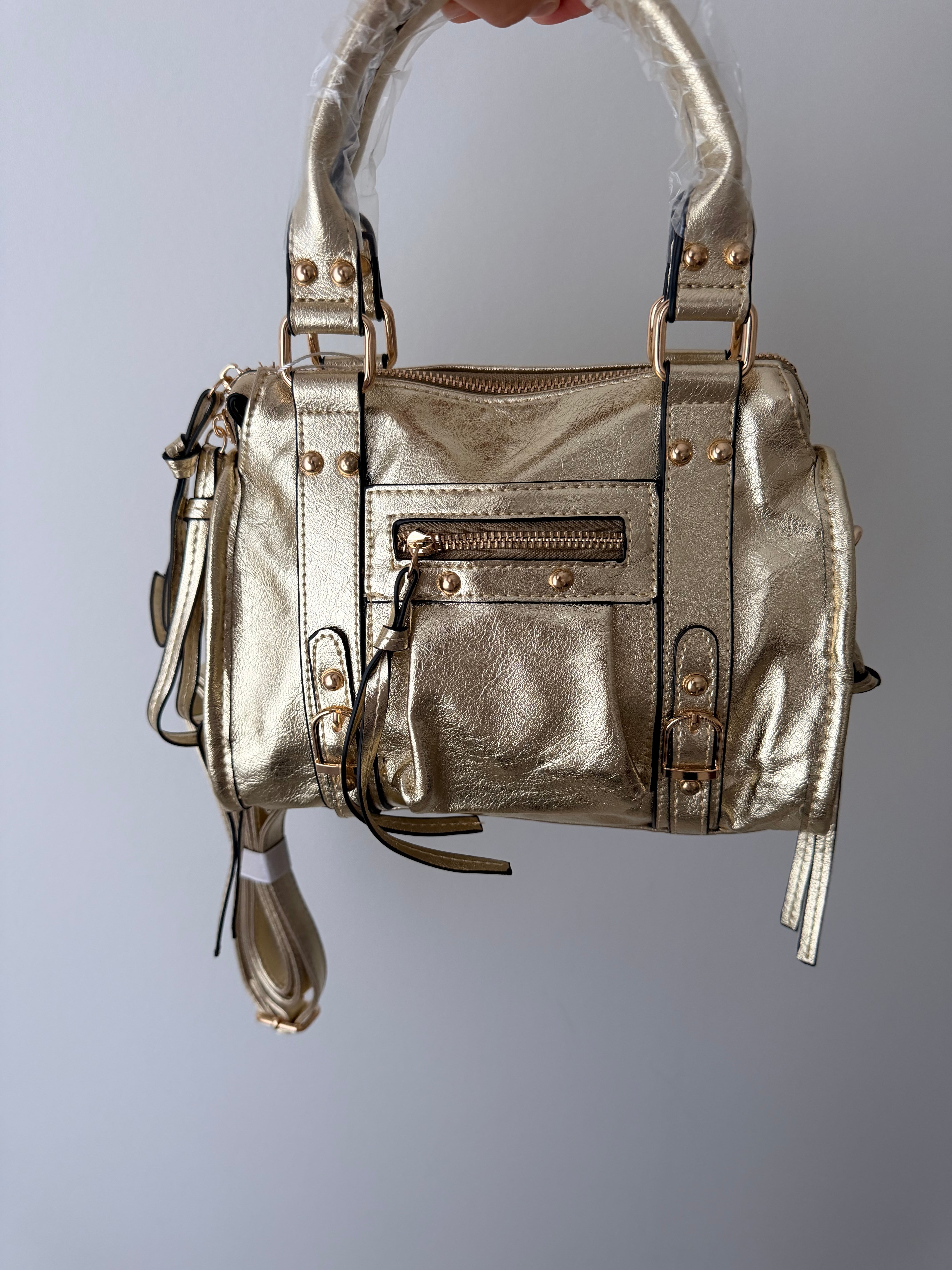 Sac à bandoulière doré