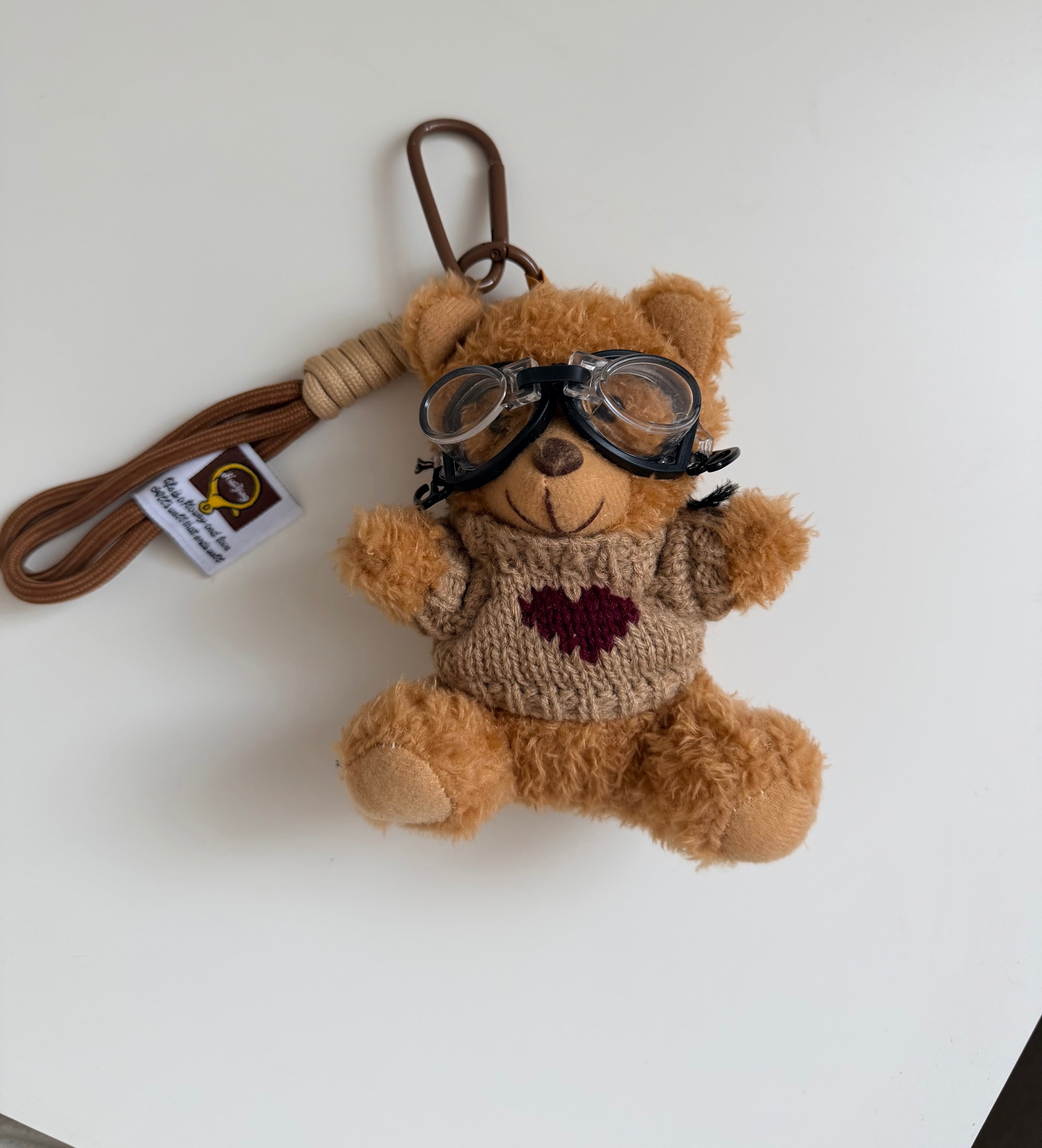 Accessoire de sac – Peluche marron