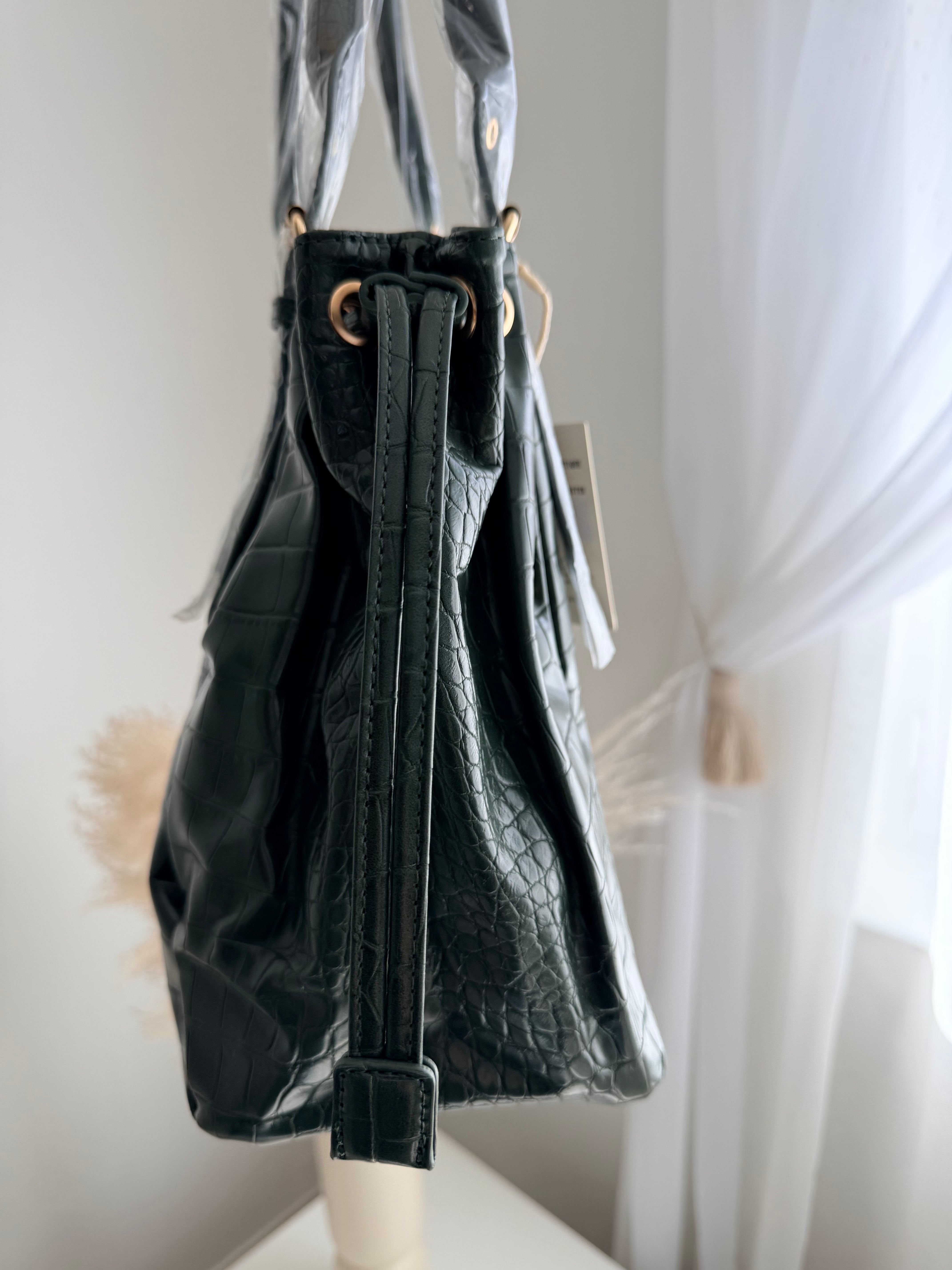 Sac l’intemporel - Croco kaki