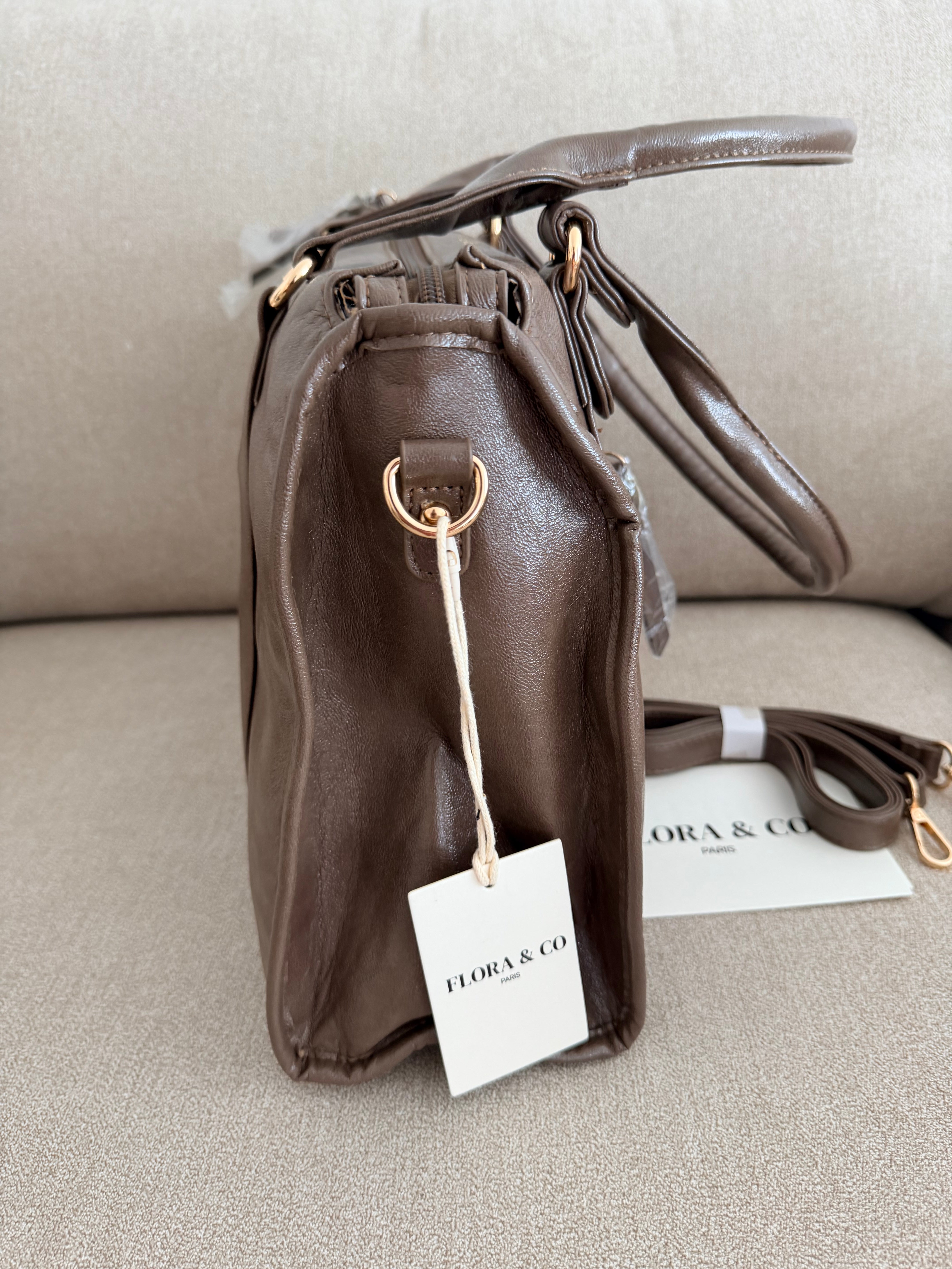 Sac Flora Marron irisé