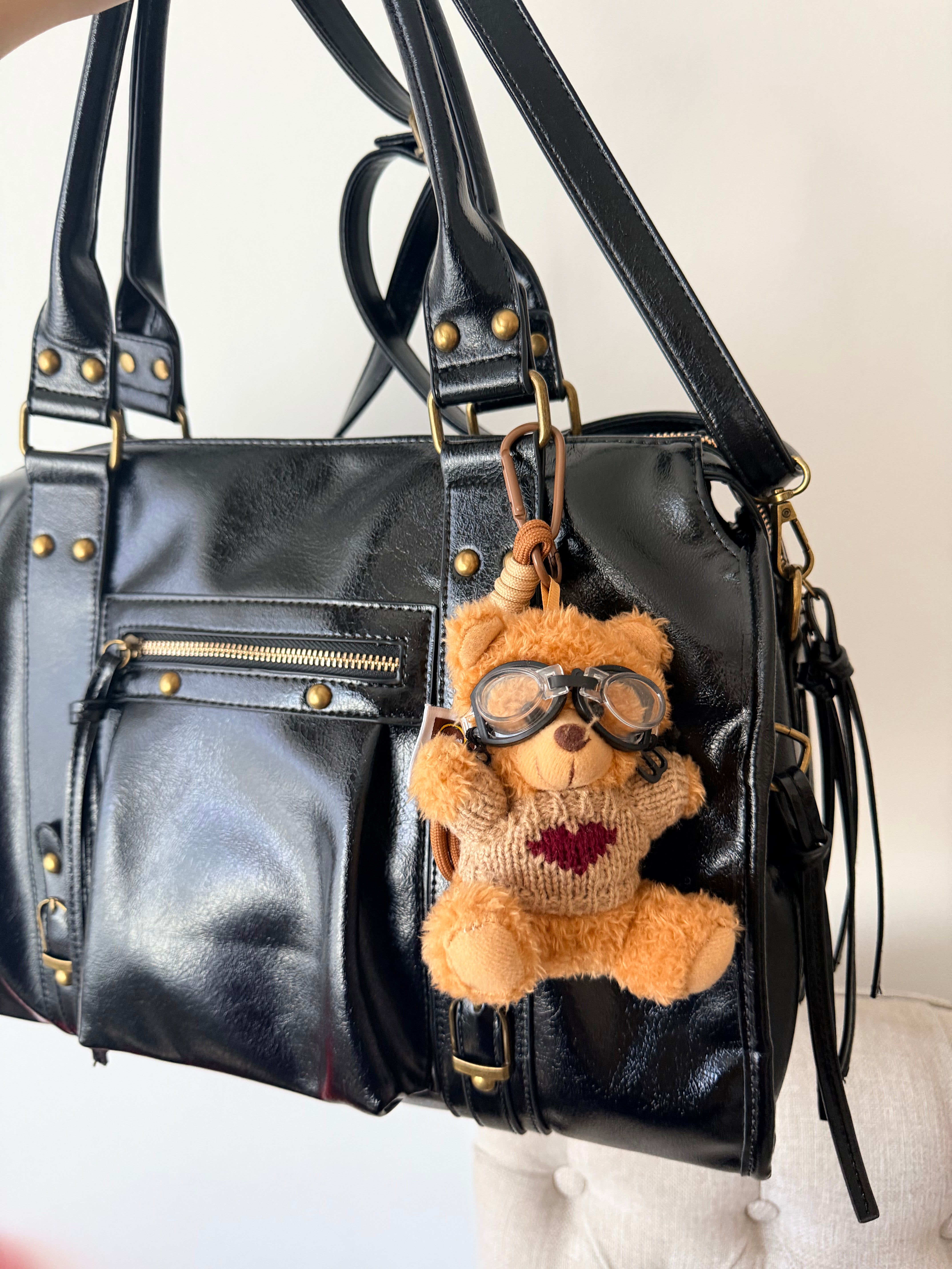Accessoire de sac – Peluche marron