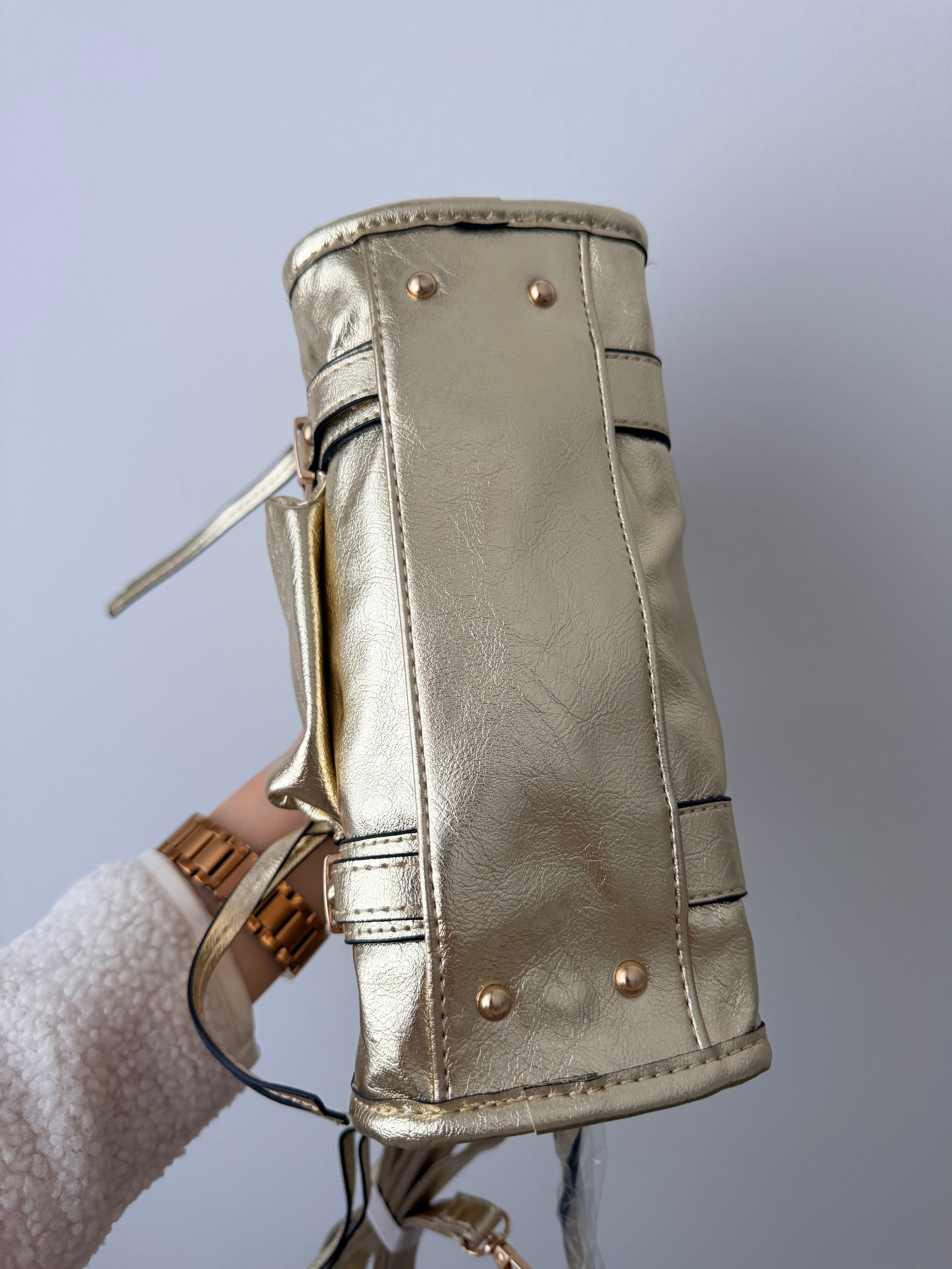Sac à bandoulière doré