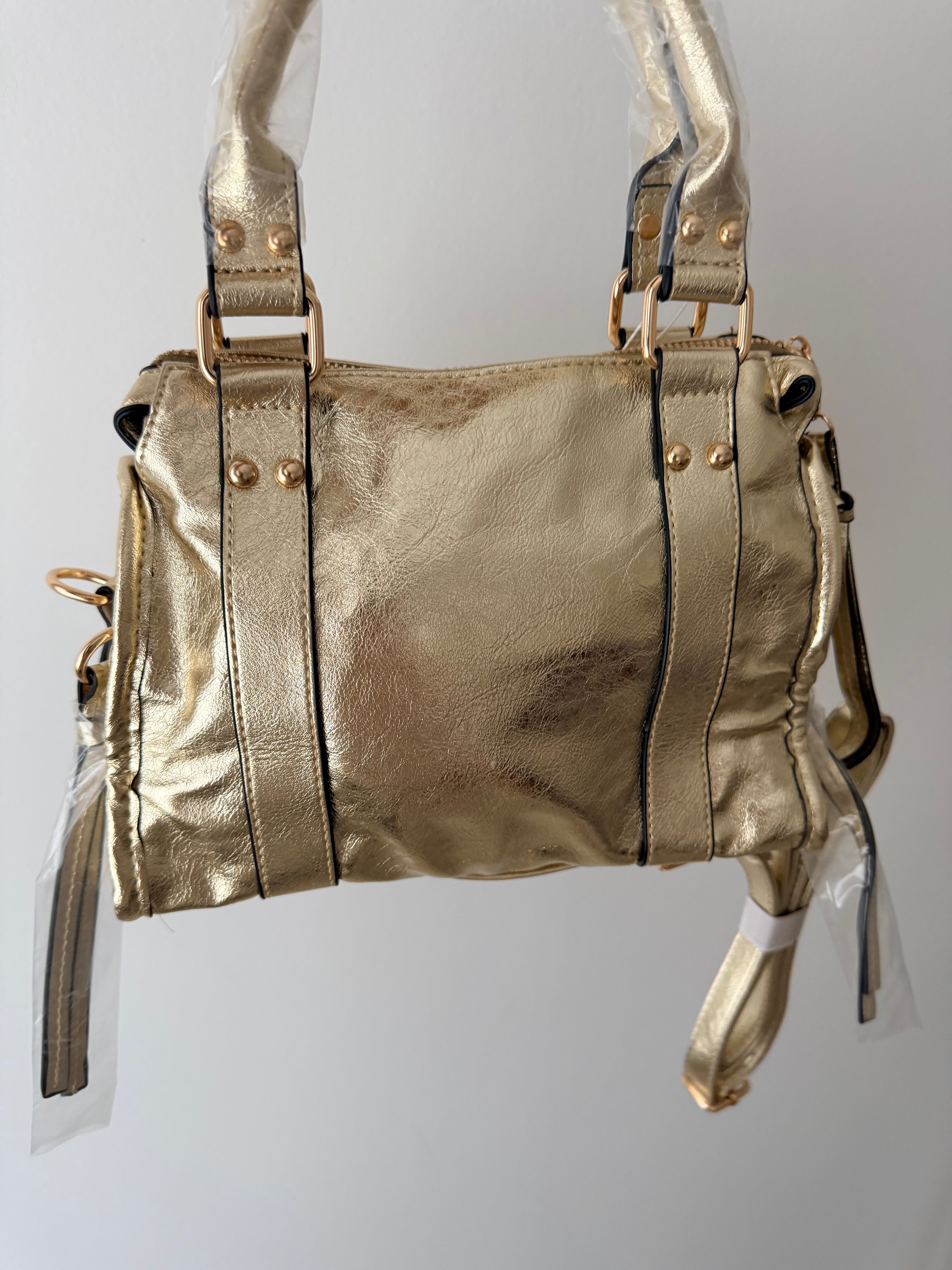 Sac à bandoulière doré