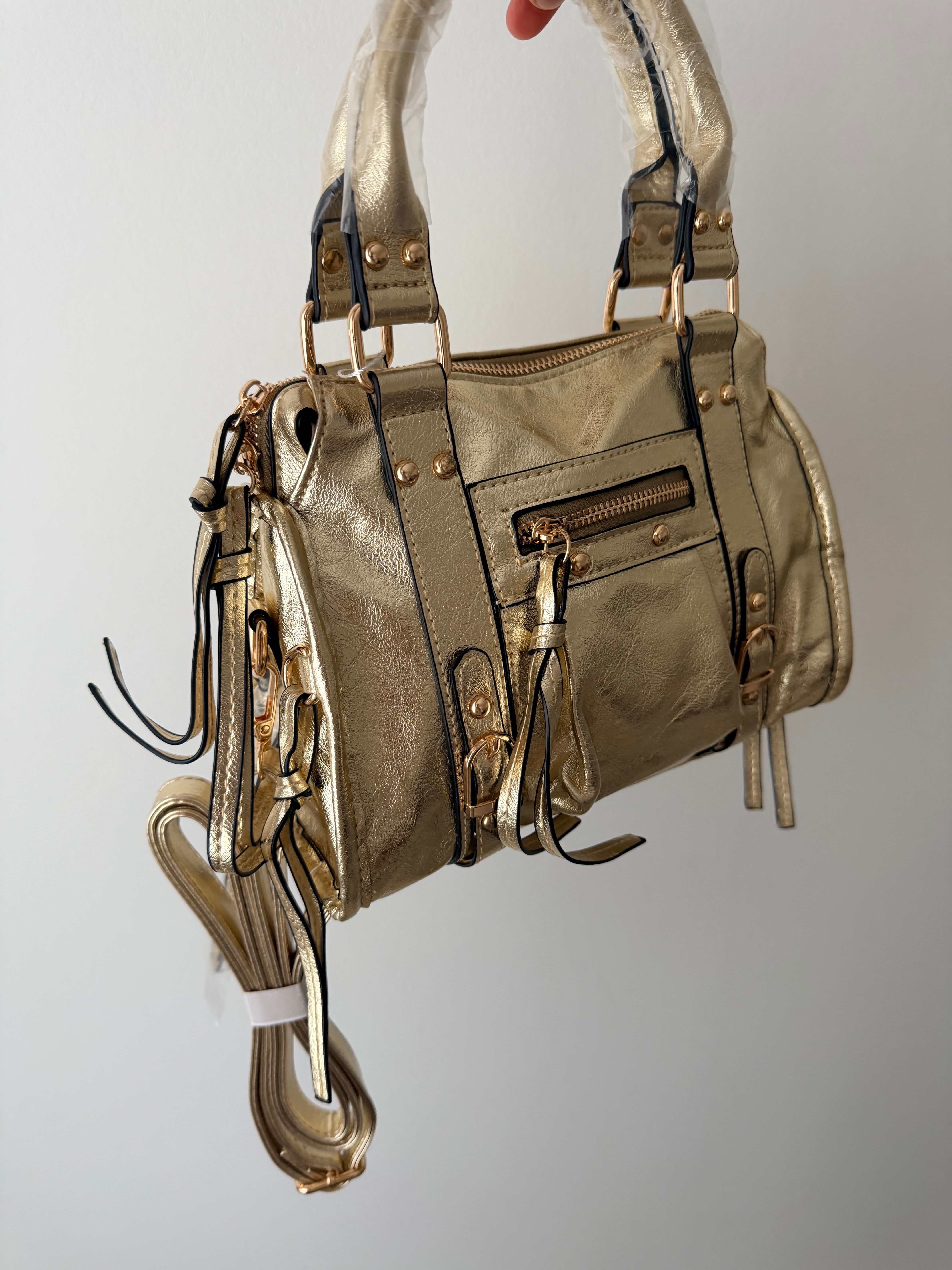 Sac à bandoulière doré