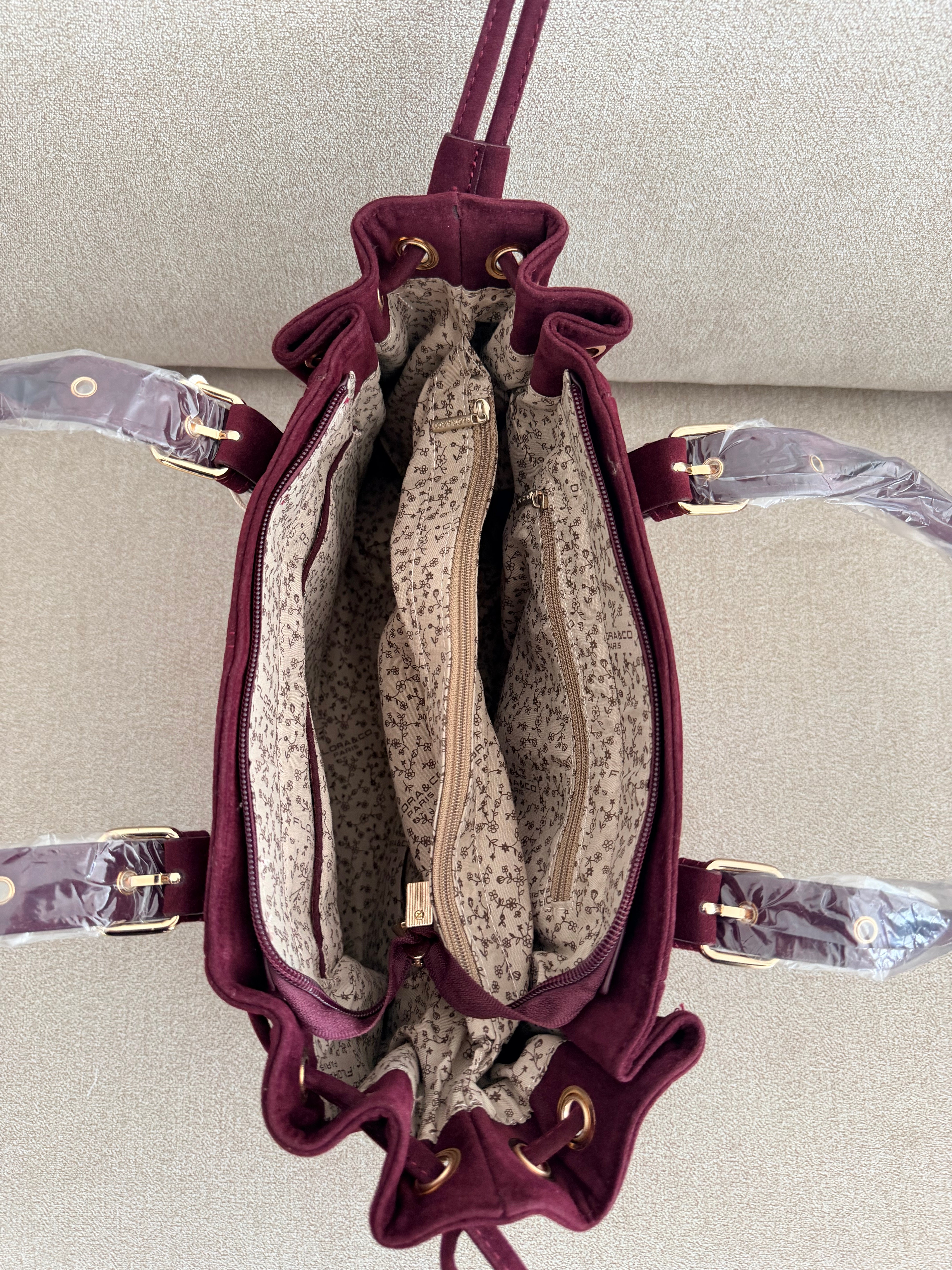 Sac L’Intemporel – Format moyen Bordeaux