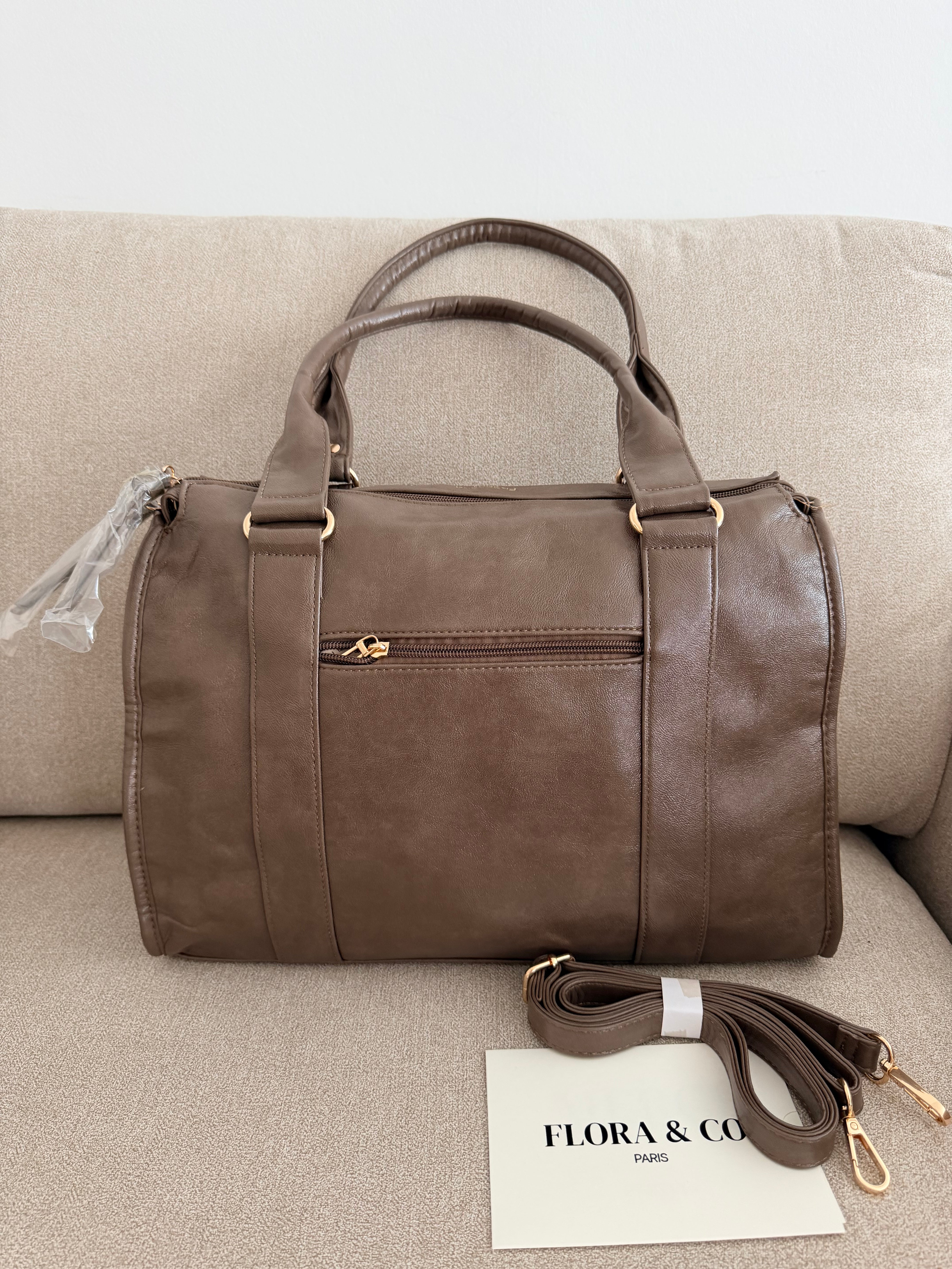 Sac Flora Marron irisé
