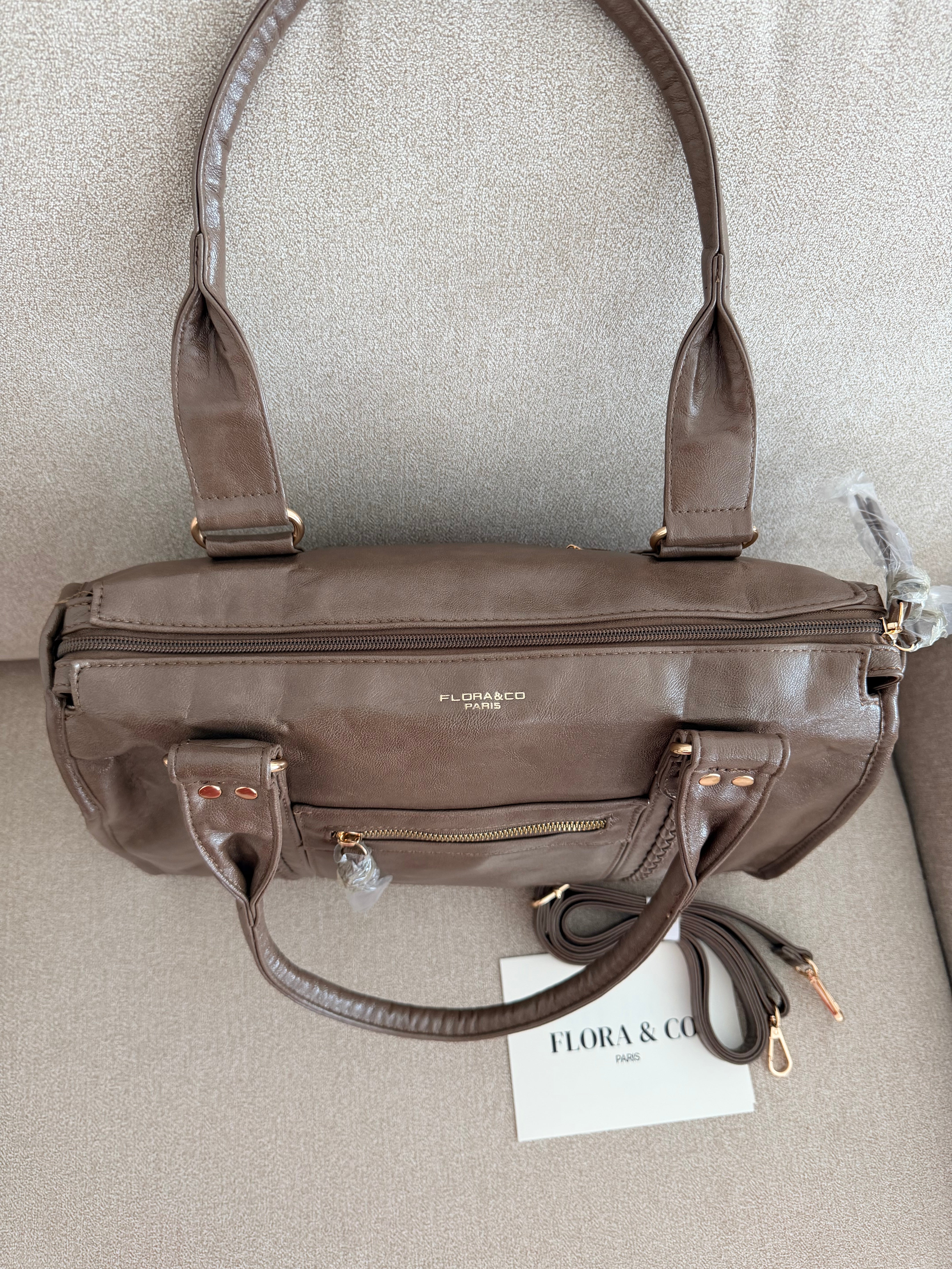 Sac Flora Marron irisé