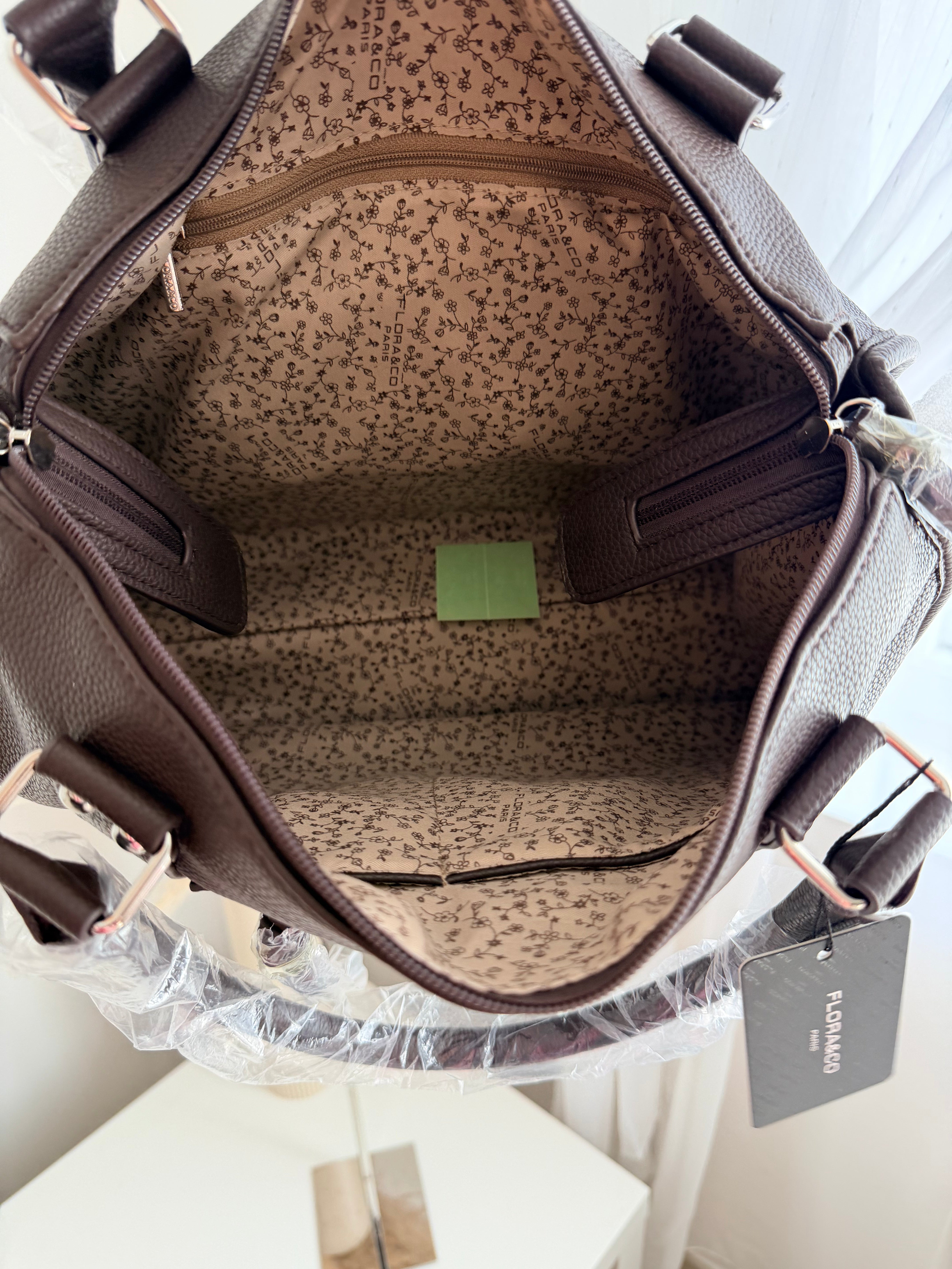 Sac FLORA marron chocolat