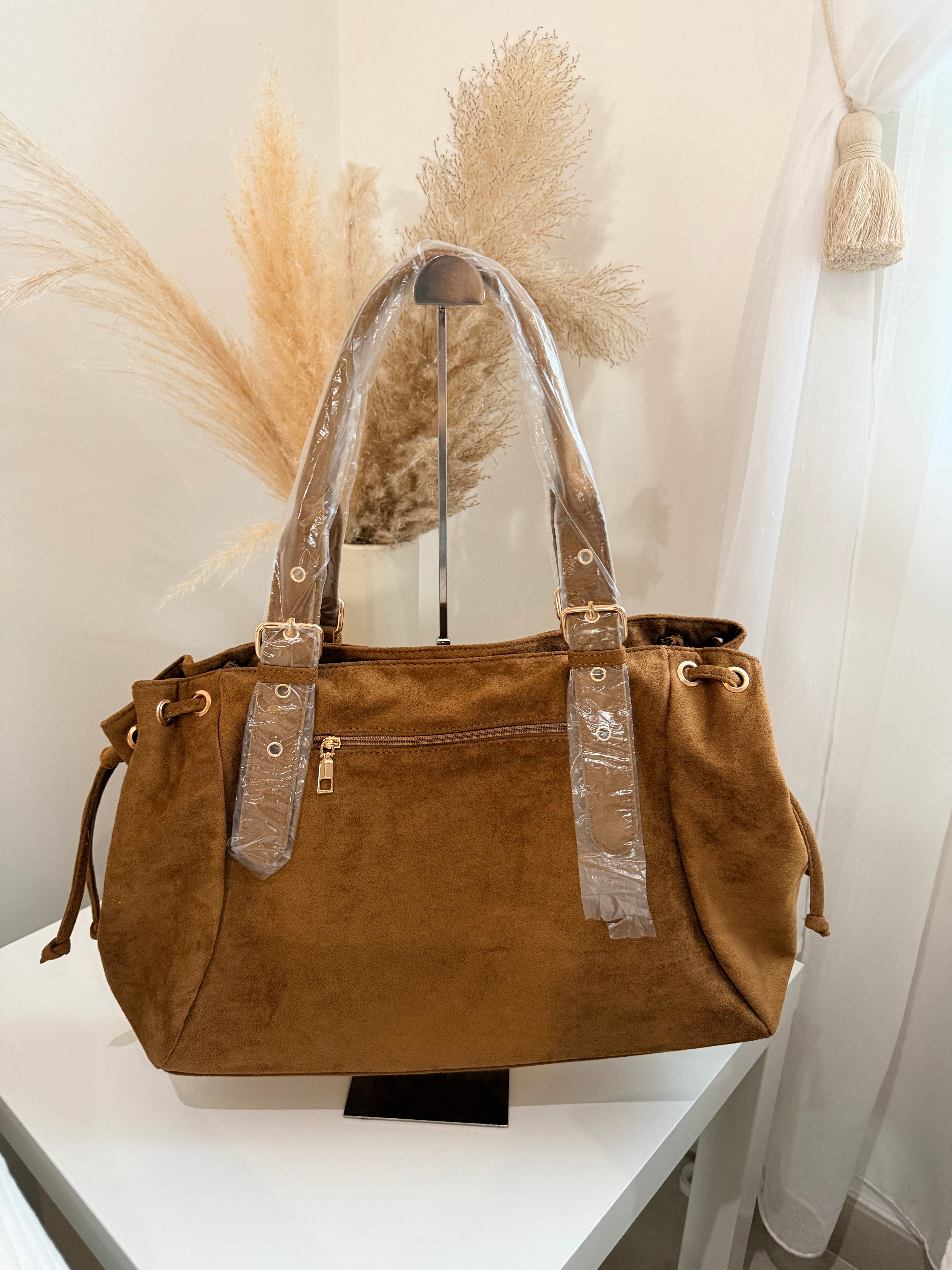 Déria Velvet Marron camel