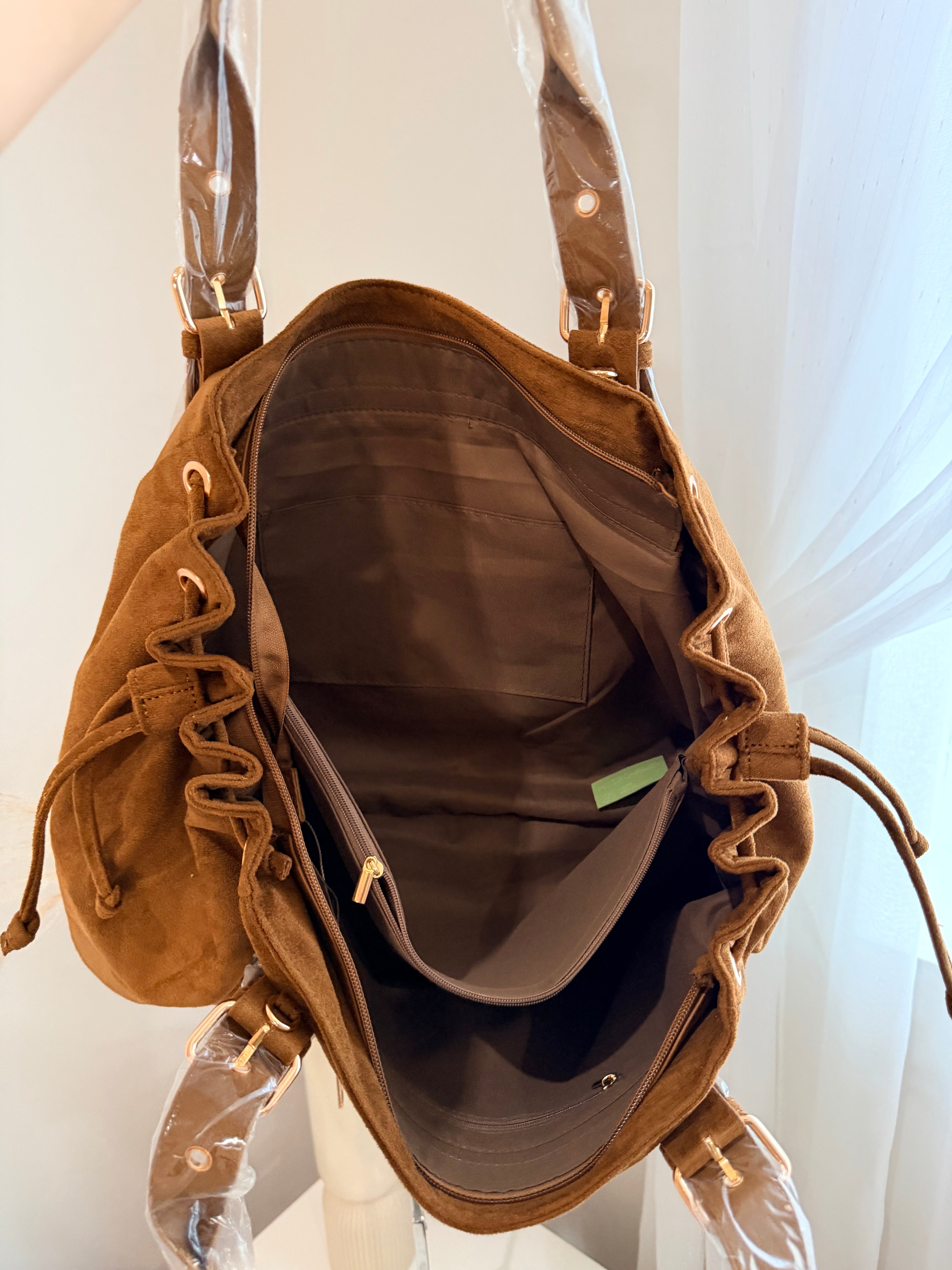 Déria Velvet Marron camel
