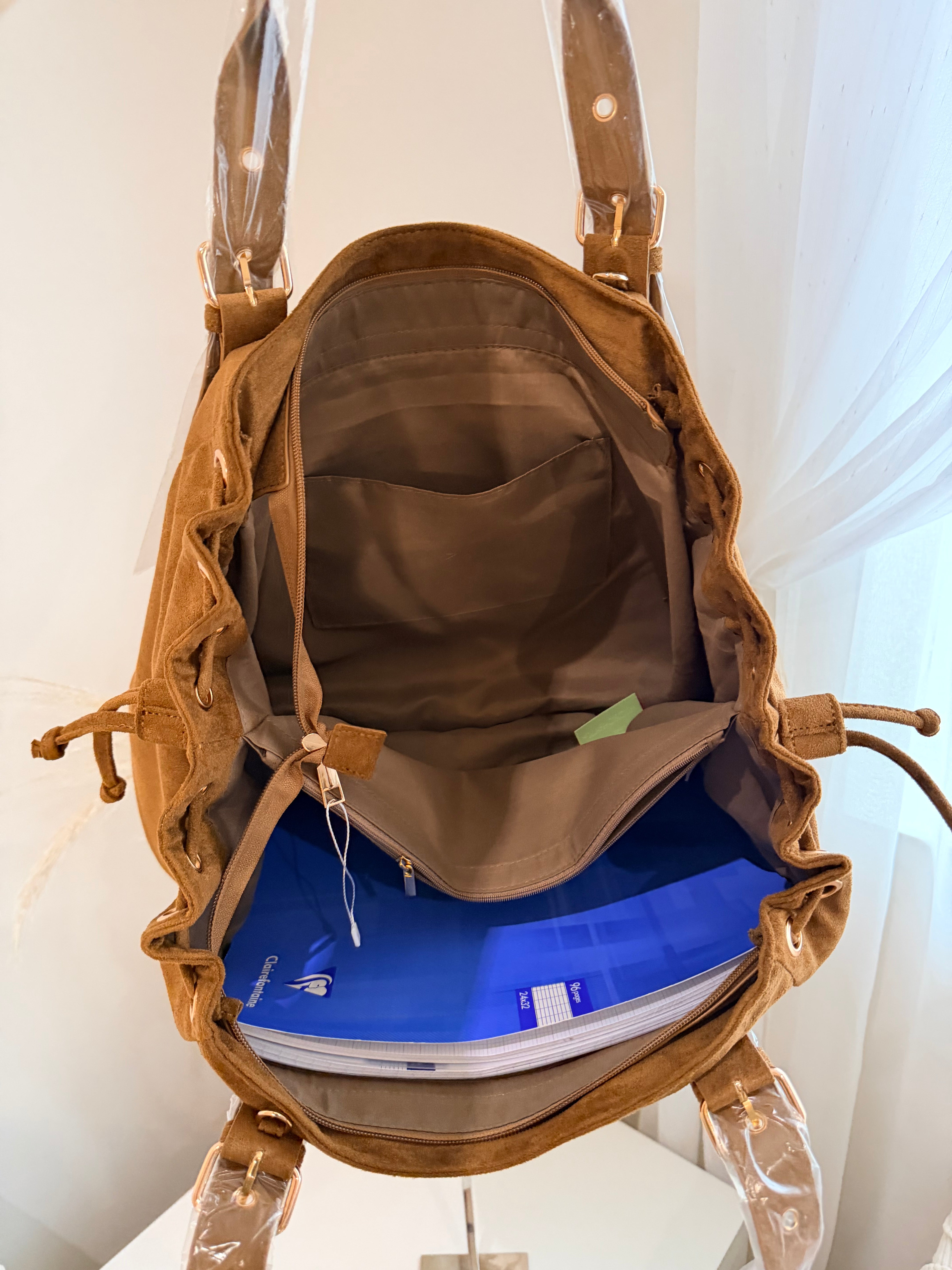 Déria Velvet Marron camel